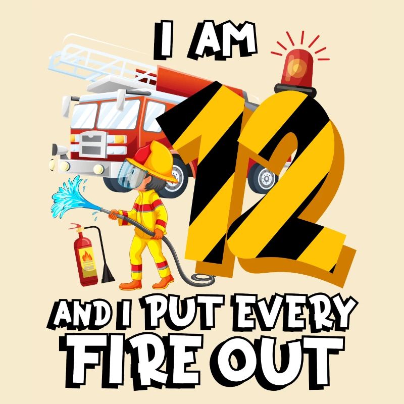 Fire engine Firefighting I am 12 years old