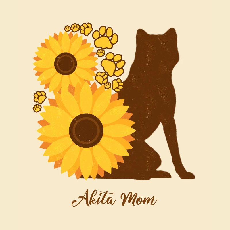 Sonnenblumenmutter - Akita