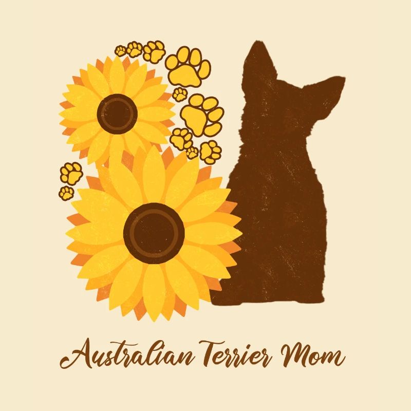 Sonnenblumenmutter - Australischer Terrier