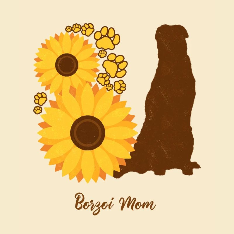 Sonnenblumenmutter - Barsoi