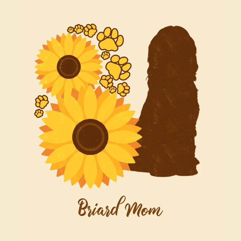 Sonnenblumenmutter - Briard