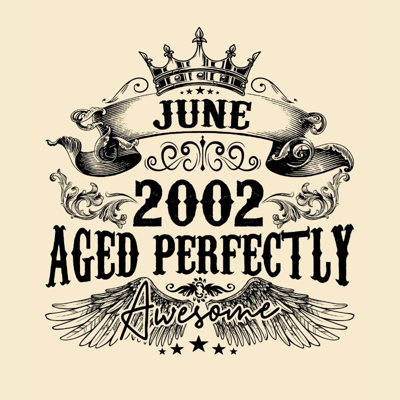 2002| June Aged Perfectly 2002 Geburtstagsgeschenk