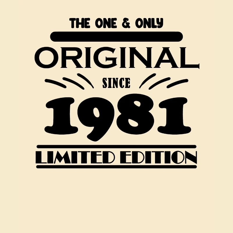 1981 - Année de construction 1981 - Naissance 1981