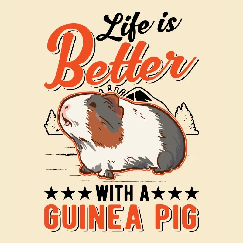 Das Leben ist besser mit einem Meerschweinchen