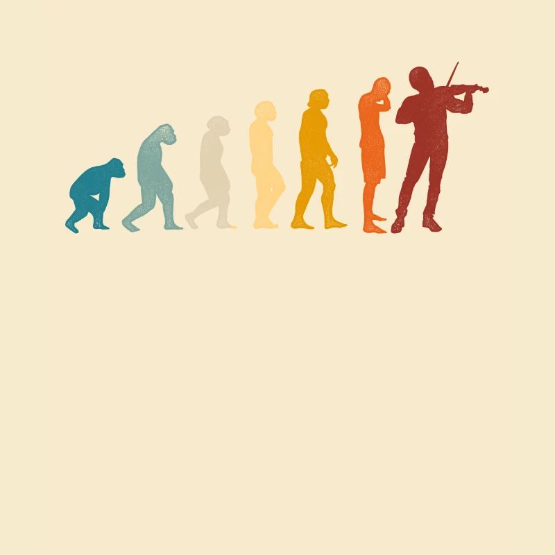 Violon Violoniste Evolution Retro