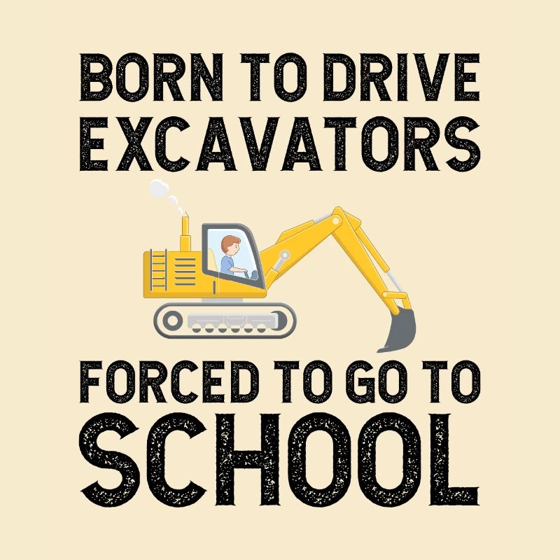 Baggerfahrer Bagger Schule