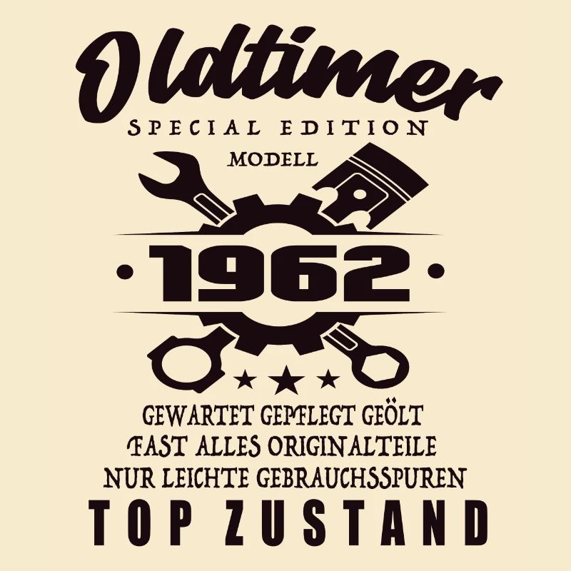 Oldtimer Special Edition Modell 1962 Geburtstag