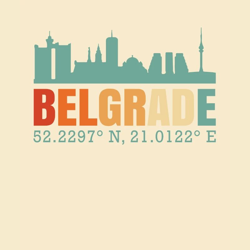 Belgrad Serbien Skyline