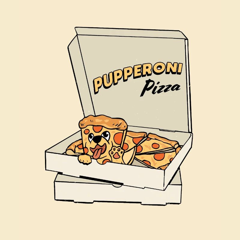 Chiot chiot Pizza Chien