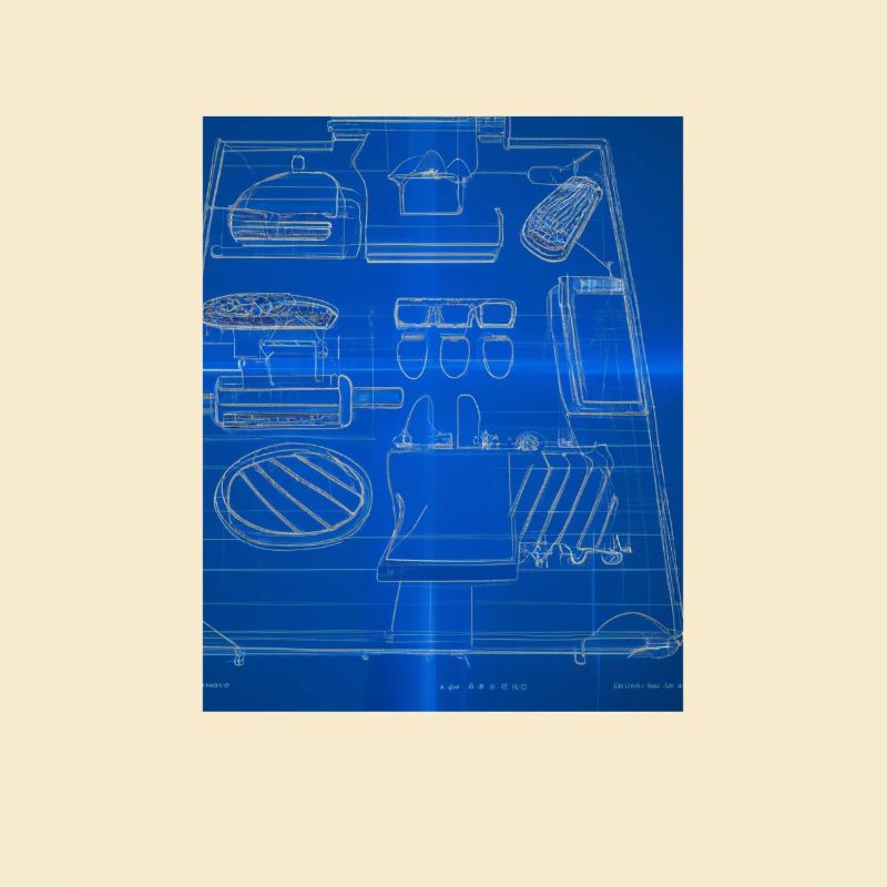Baking Accessories Pies Blueprint Pastry Chef Cake