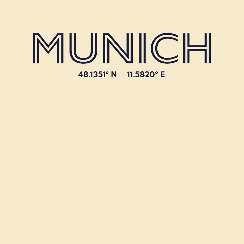 Germany City Coordinates - Munich