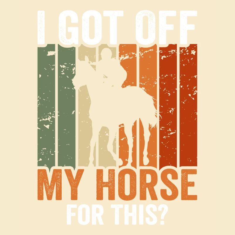 Je suis sorti de mon cheval pour ça