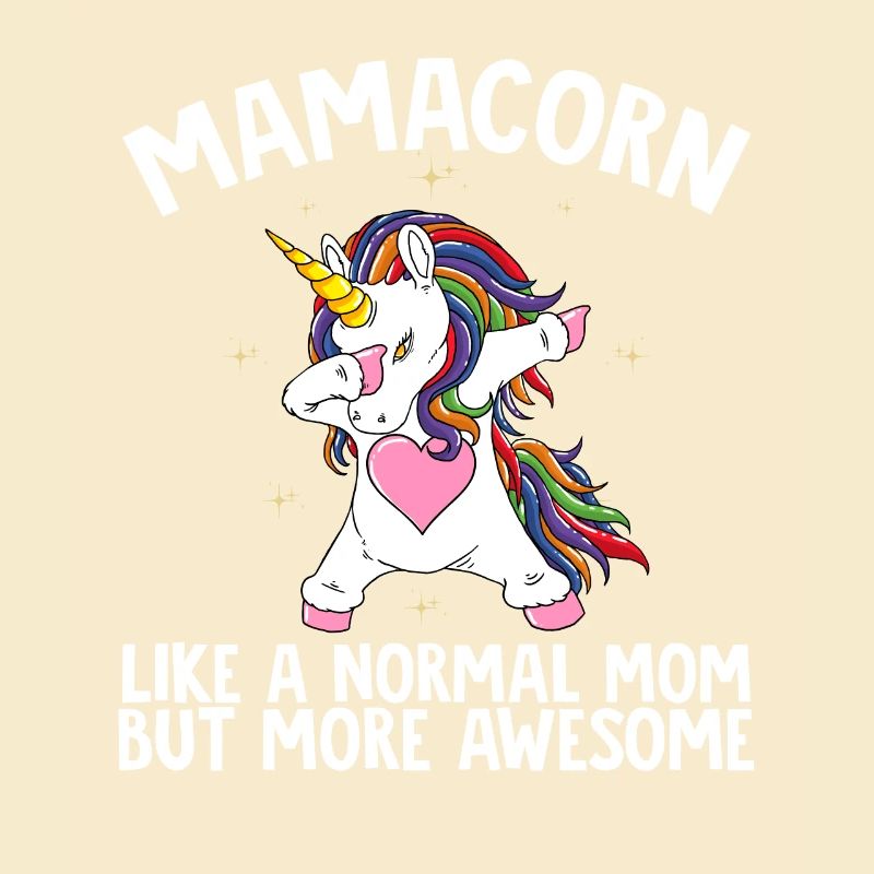Mamacorn Mom Mutter Dabbing Unicorn Muttertag