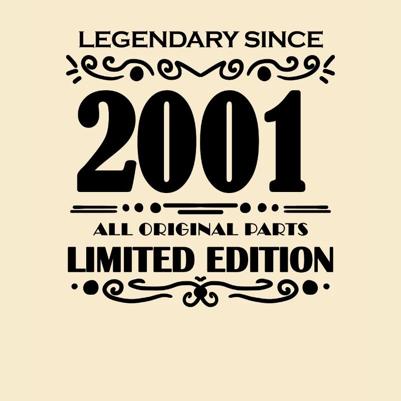 2001 - Né 2001 - Année de construction 2001
