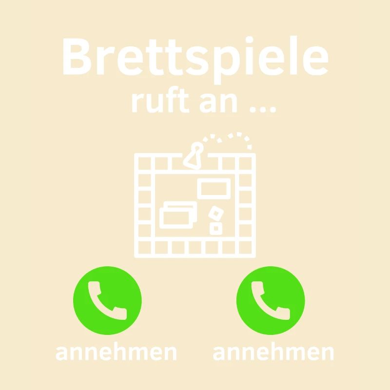 Brettspiele ruft an - annehmen oder annehmen?