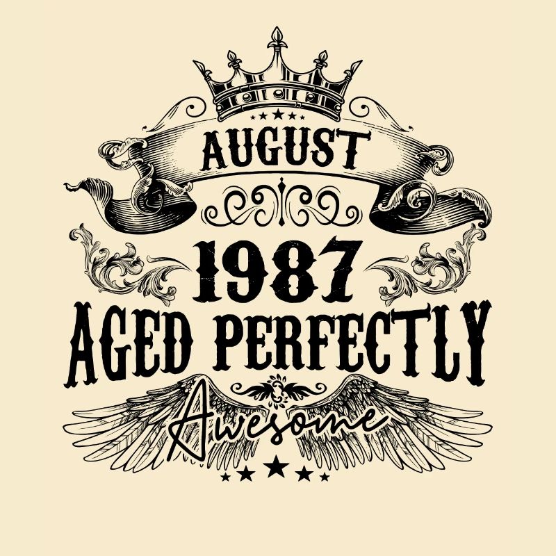 1987 | August Aged Perfectly 1987 birthday gift