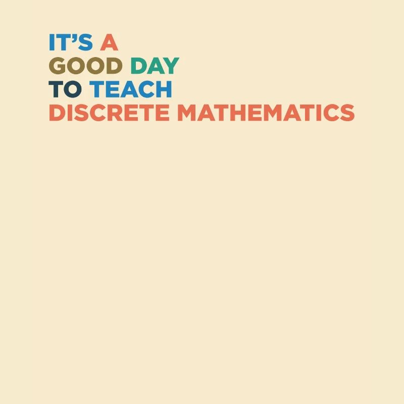 Teach discreet math teachers