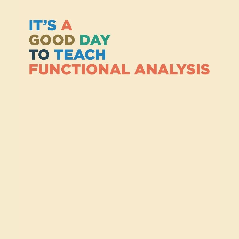 Teaching functional analysis teachers