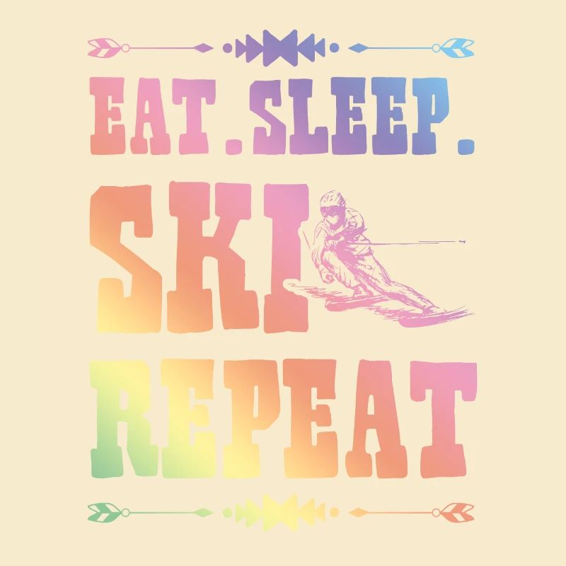 Manger dormir Ski Répéter