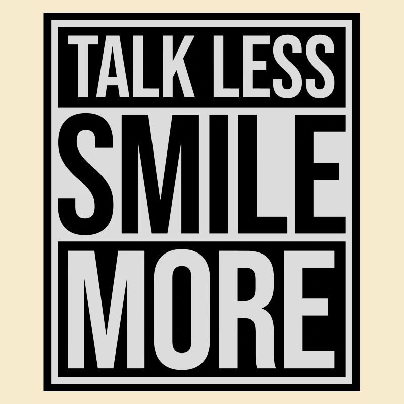 parler moins sourire plus