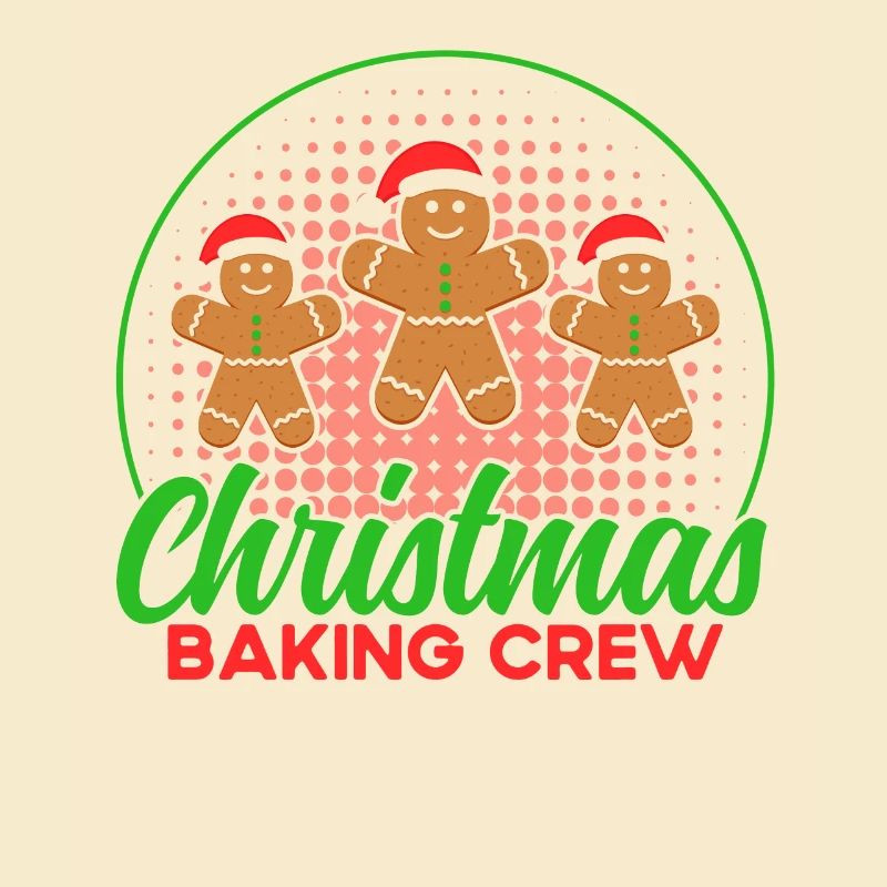 Plätzchenbacken Crew Lebkuchen backen Plätzchen ba