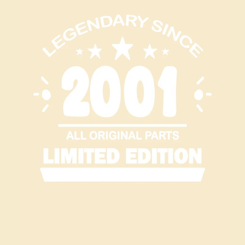 2001 - Né 2001 - Année de construction 2001