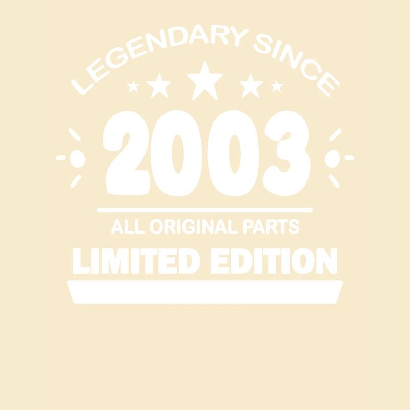 2003 - Né 2003 - Année de construction 2003