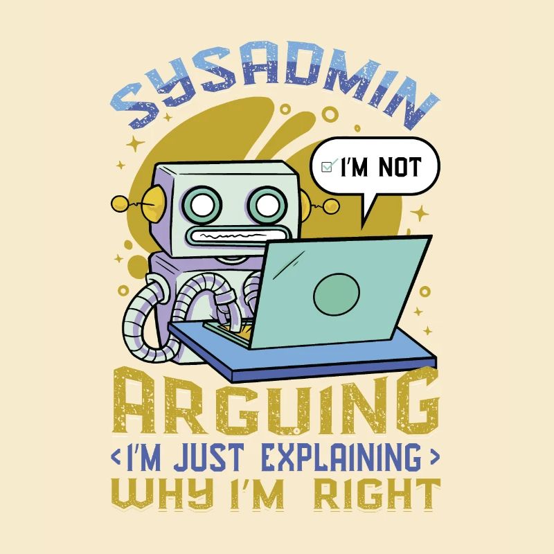 sysadmin, I'll explain why I'm the right one