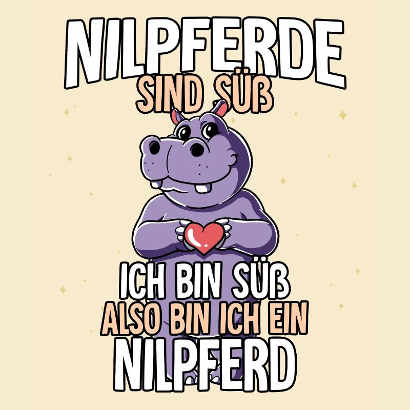 Nilpferde Sind Süß Nilpferd