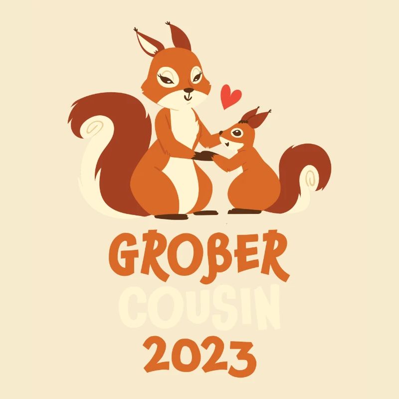 Ich werde großer Cousin 2023 Eichhörnchen