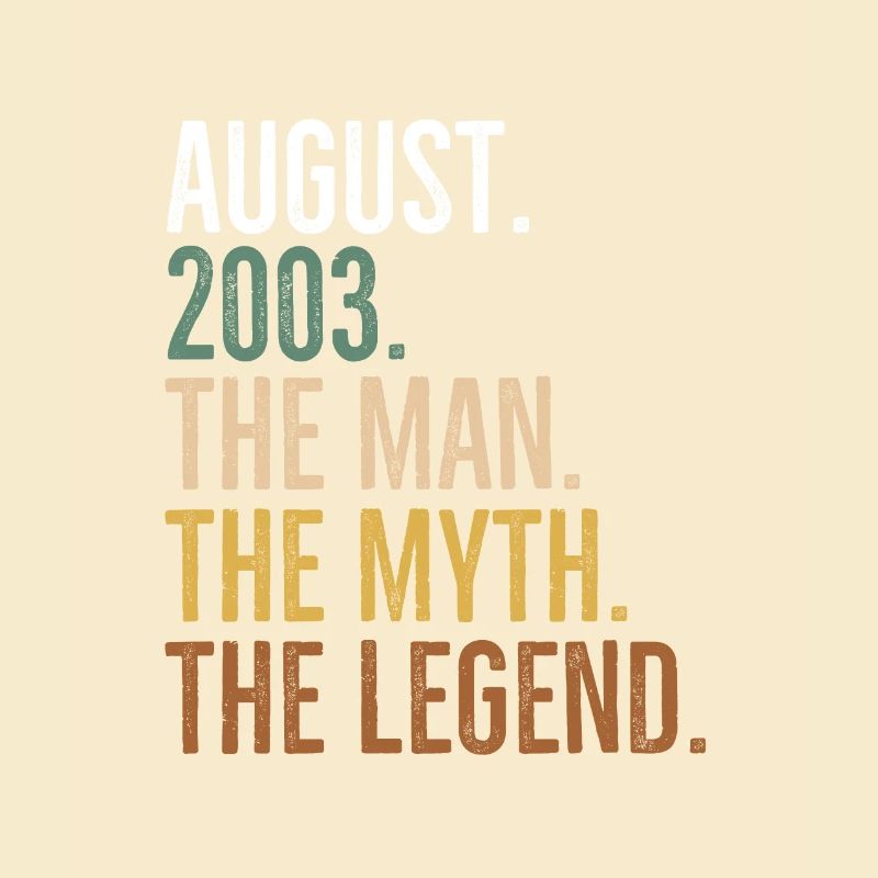 August 2003 Der Mann Der Mythos Die Legende