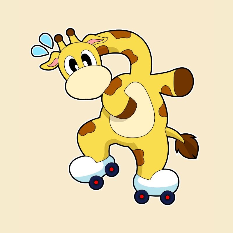 Giraffe Rollschuhe Inline Skating