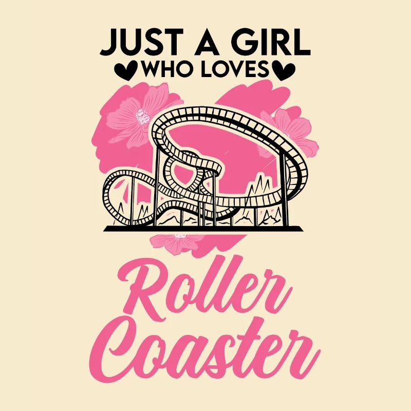 Roller Coaster Girls Roller Coaster Ride Amusement Park