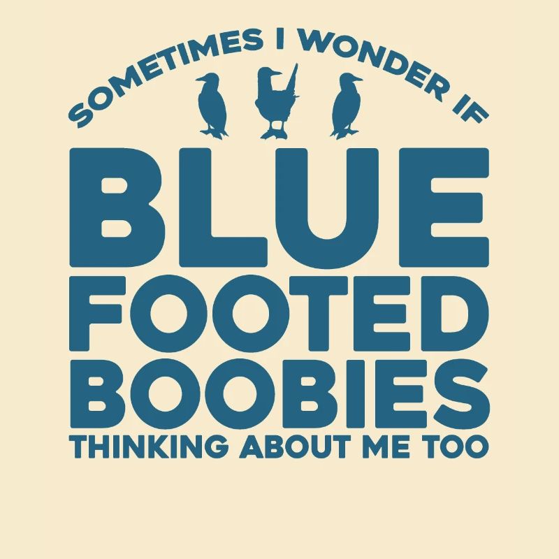 Blue-footed Gannet Birdwatcher Boobie Gift