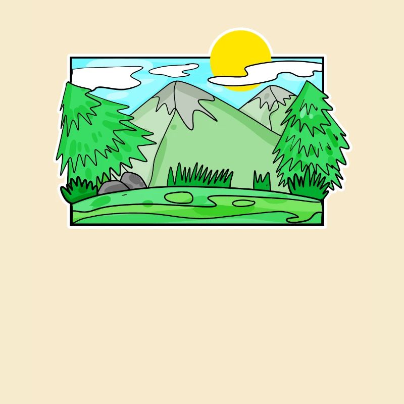 Mountain Mountains Mountain Peaks Forest