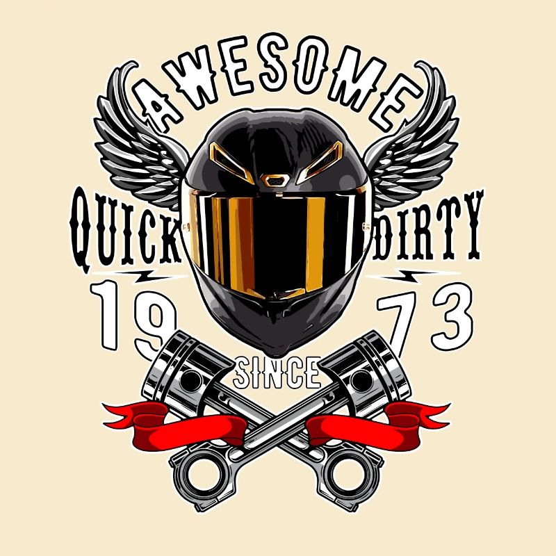 Awesome since 1973, Biker Geburtstag