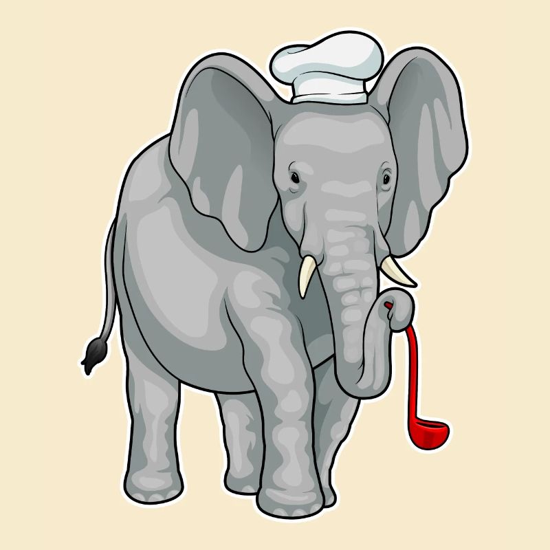 Elephant Koch Chef's Hat