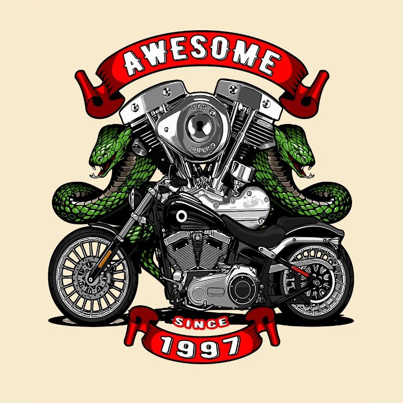 Awesome since 1997, Biker Geburtstag