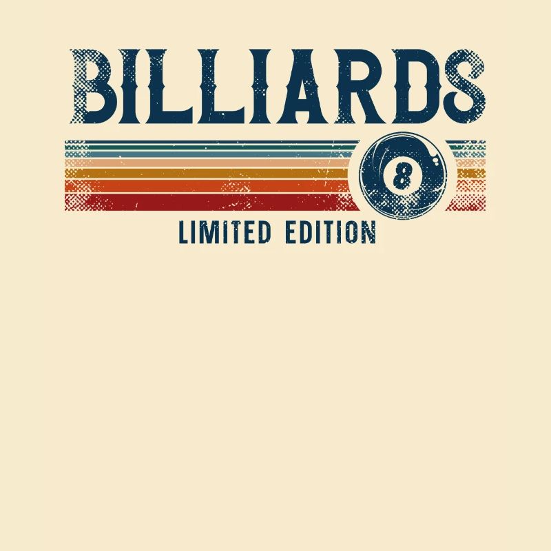 Billiards Pool Player Ball Retro
