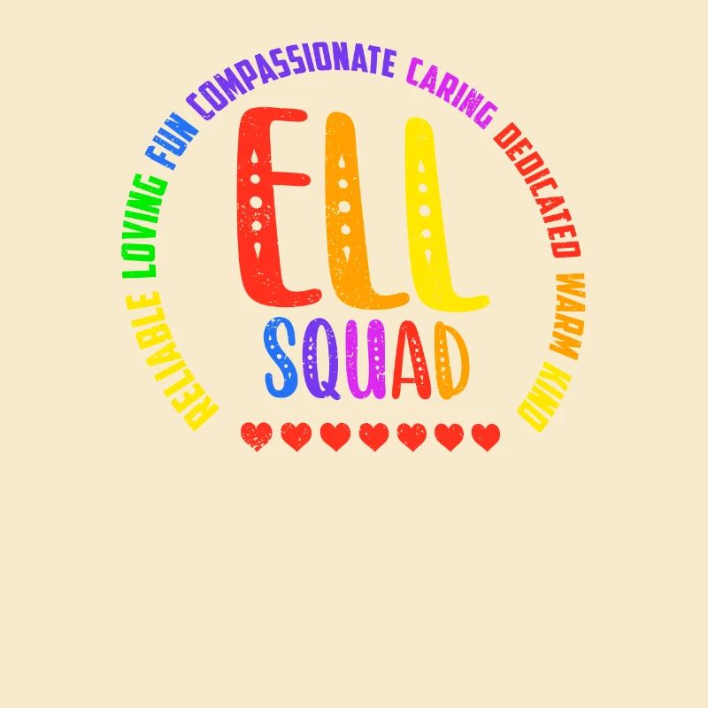 ELL Squad School Assistant Spaß Englisch Sprache