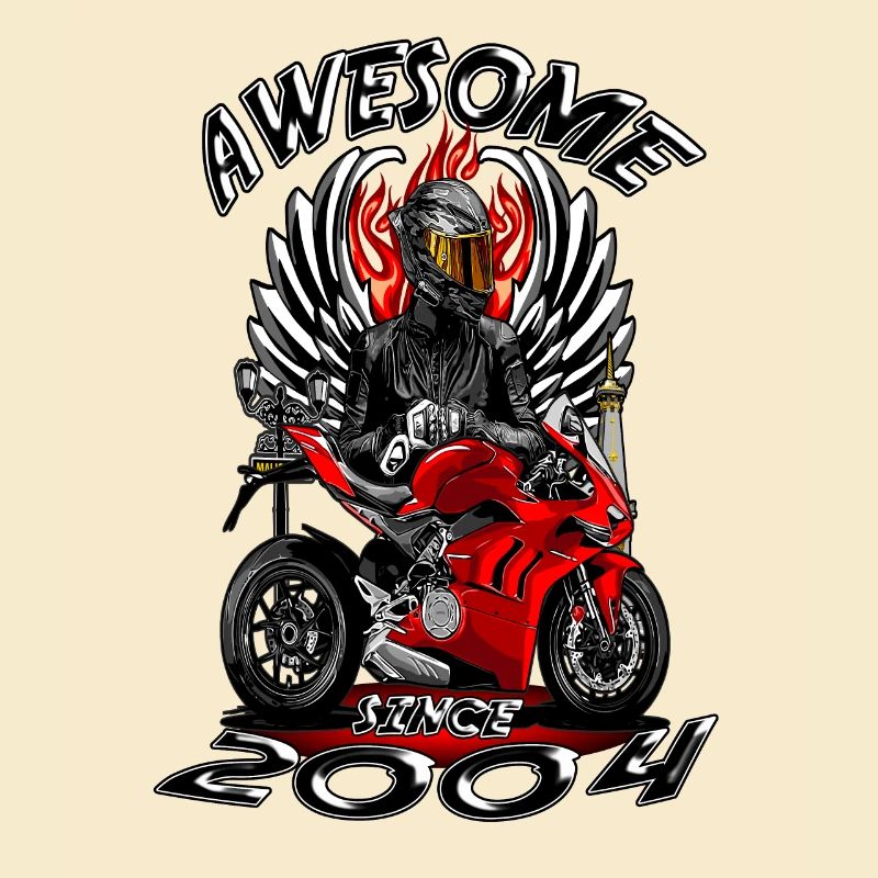 Awesome since 2004, Biker Geburtstag