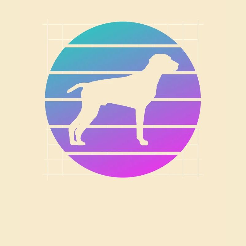 Retro Pointer Dog GSP Lover