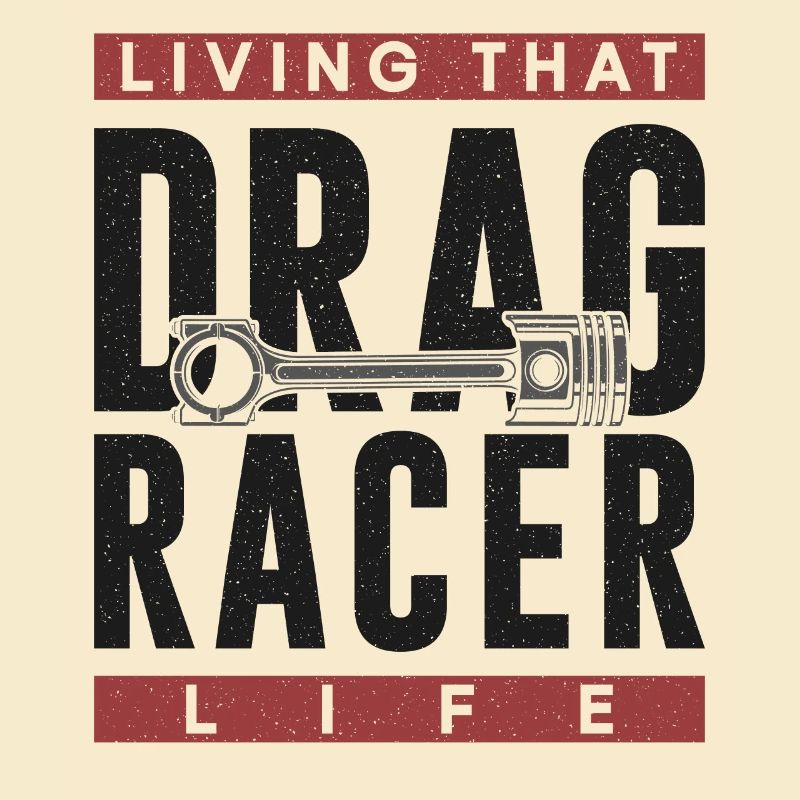 Voiture de course de dragster vivant que