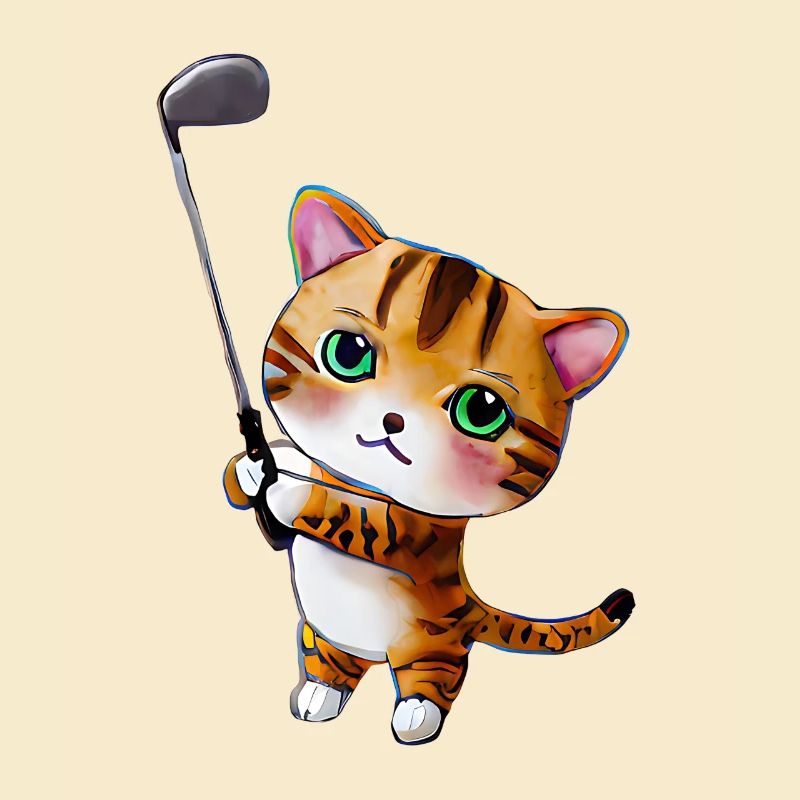 Chat de golf