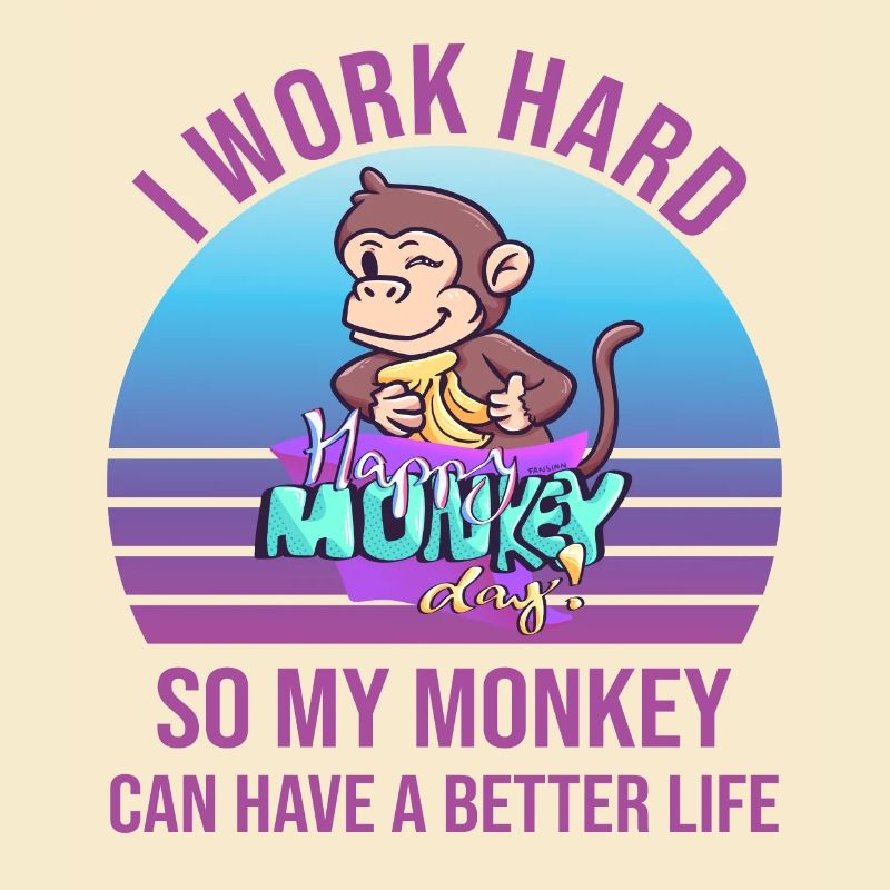 work monkey office monkey saying