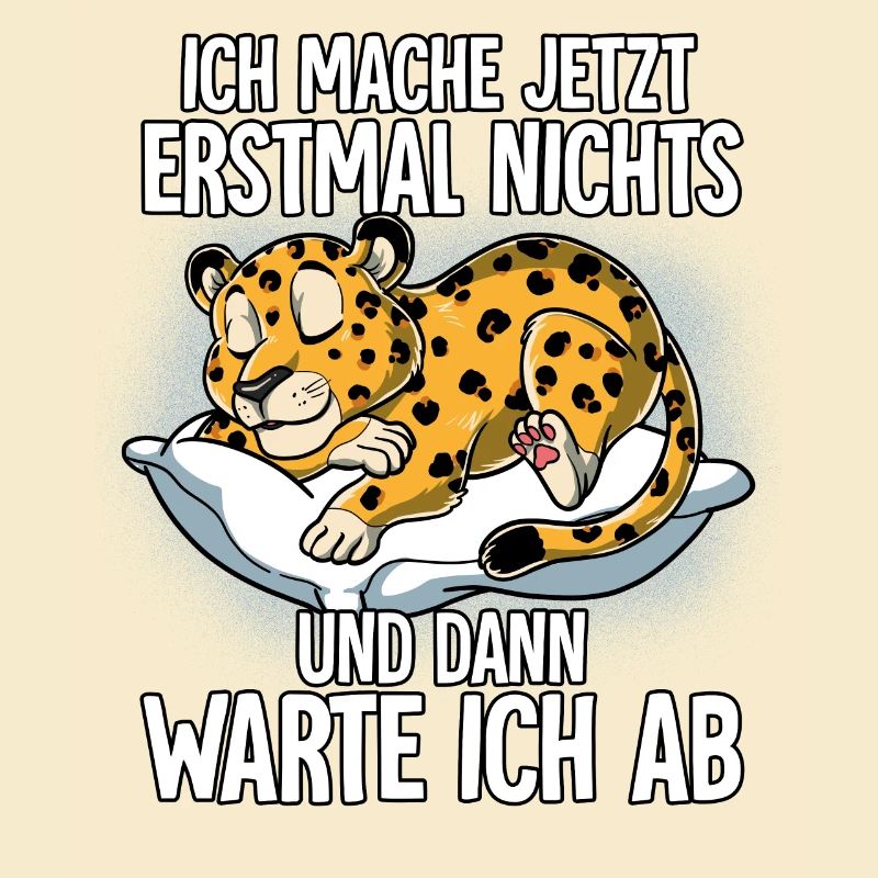 Langschläfer Leopard Müde Schlaf