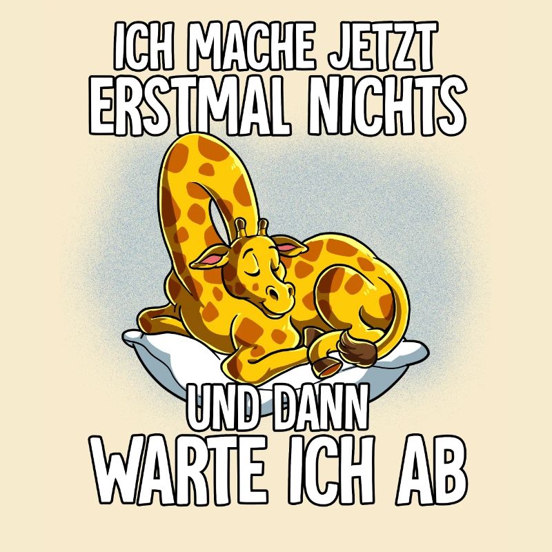 Langschläfer Giraffe Müde Schlaf