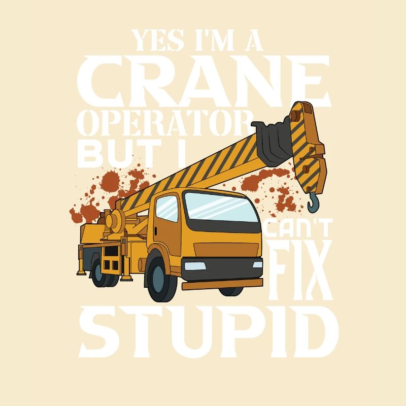 Kranführer Kran Geschenk