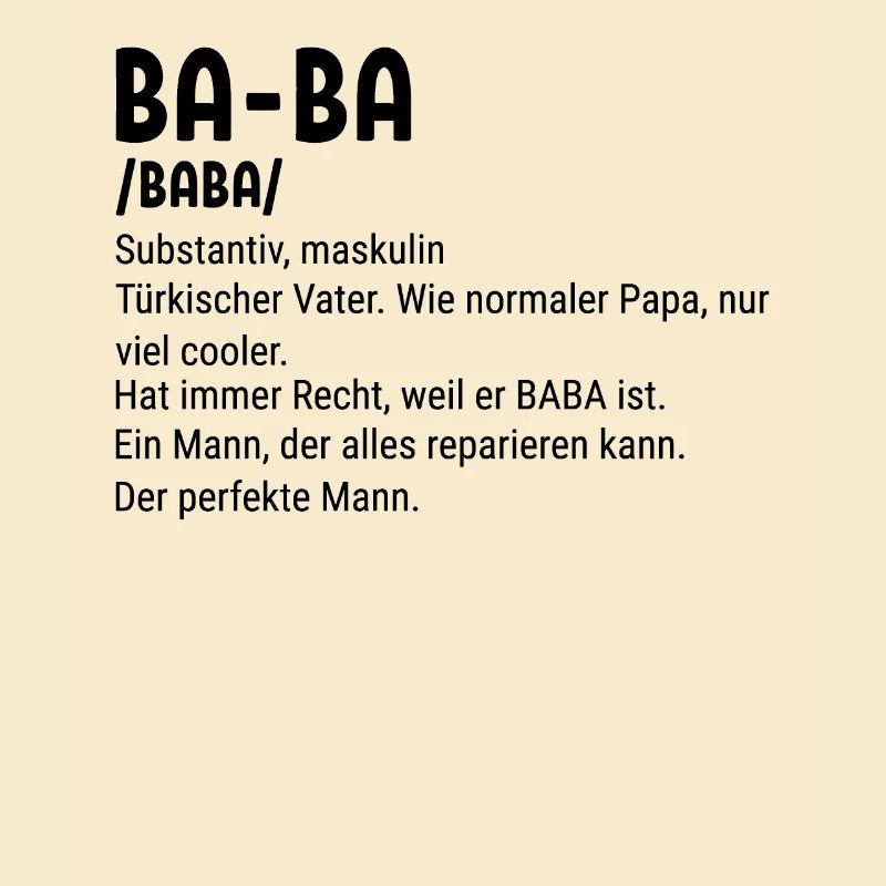Baba Turkish Father Baba