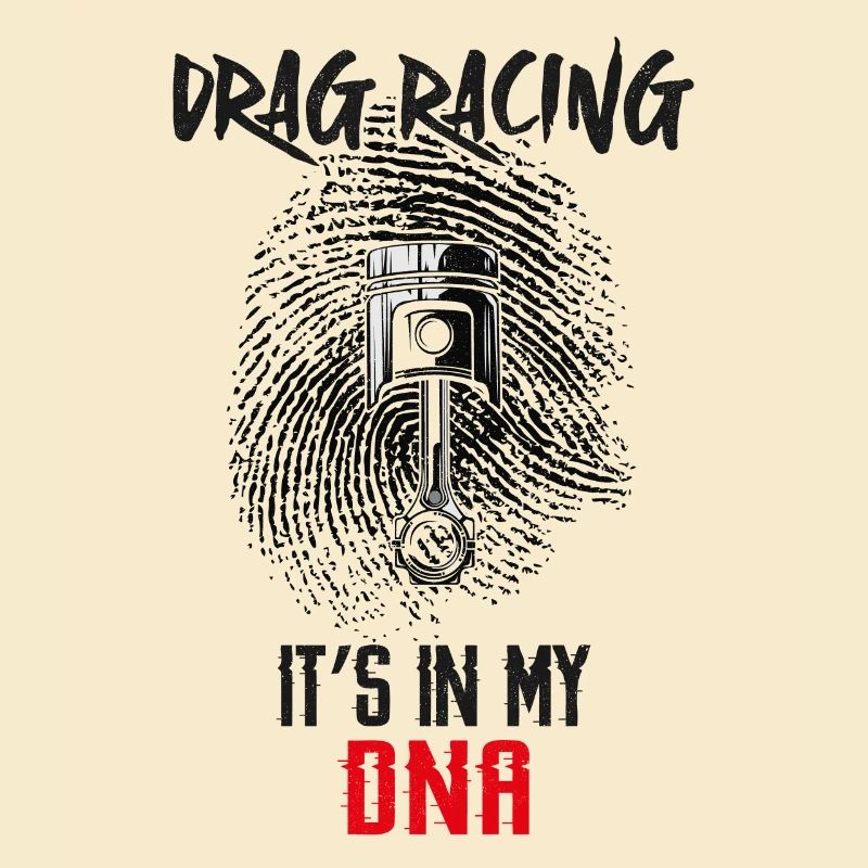 Empreinte digitale de voiture de course de dragster
